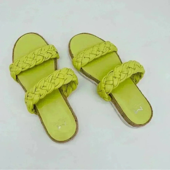 Marc Fisher | Jaimee Slides | Espadrille | Citron | Size 7.5 - Picture 6 of 10